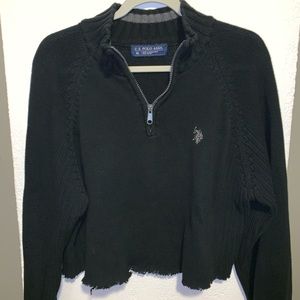 super cute cropped Ralph Lauren POLO 1/4 zip
